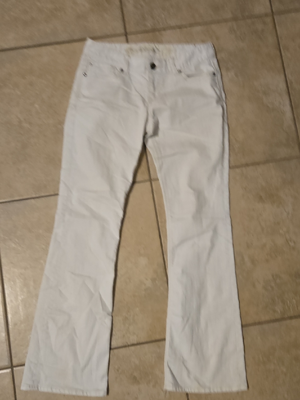 Express White Flare Jeans